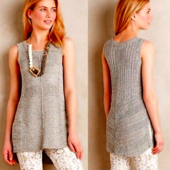 Sparrow Anthropologie Sleeveless Sweater Tunic - Picture 1 of 8